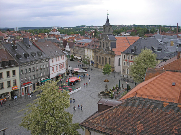 Marktplatz Bayreuth (Foto: Michael Sander (GNU Free Documentation License))